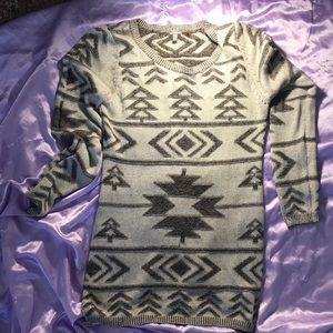 Neutral knit sweater